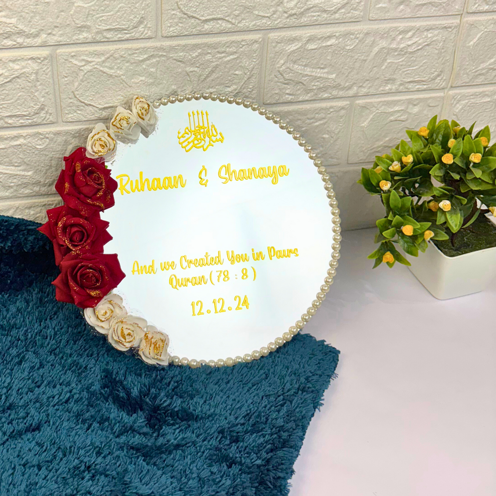 Customized Nikah Mirror