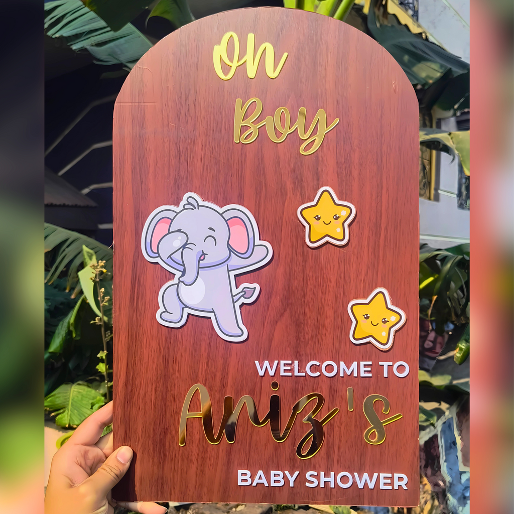Baby Shower Welcome Sign