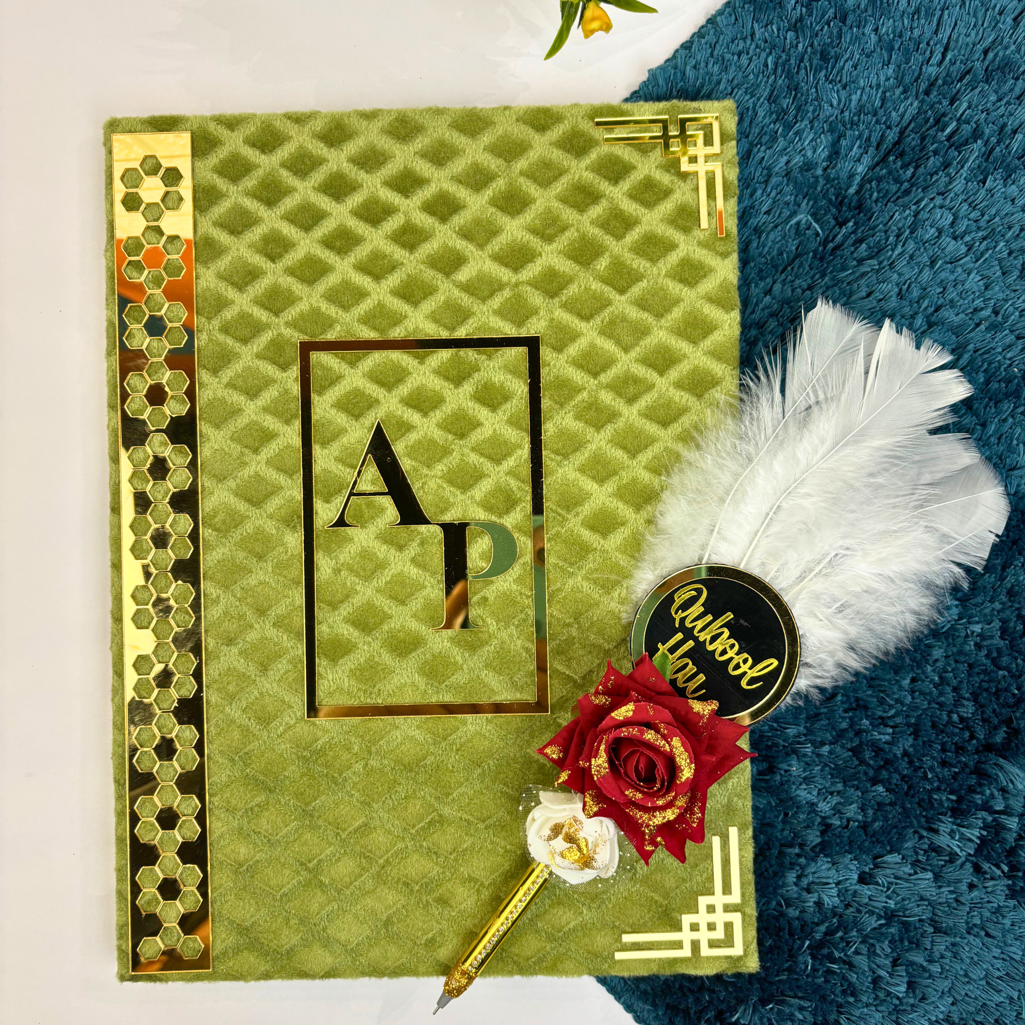 Customised Nikah Nama With Qubool Hai Pen